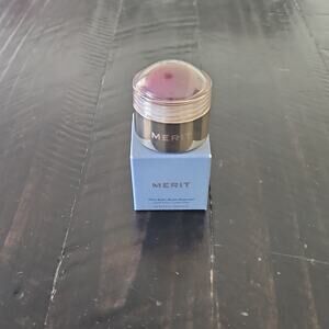 MERIT BEAUTY Flush Balm Creamy Blush & Lip Tint Shade Apres Full Size